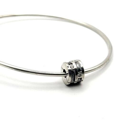 Pandora Sterling Silver Sparkling Clear CZ Clip Charm - Picture 2 of 4